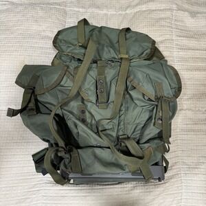 US Army Field Pack Combat Nylon LC-1 Medium Alice Backpack with Frame & Strap